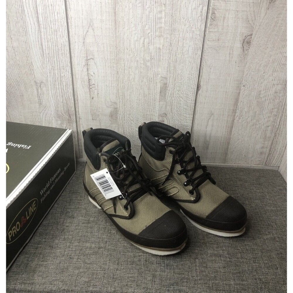 Pro Line Mens Boots Size 8 Brown Fishing Hunting Wading Outdoor Lace Up Shoes